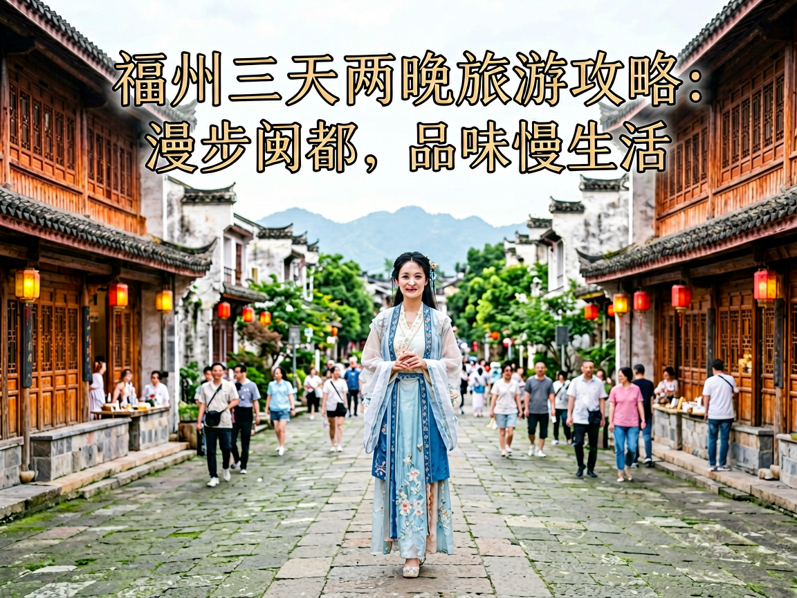 福州三天两晚旅游攻略：漫步闽都，品味慢生活