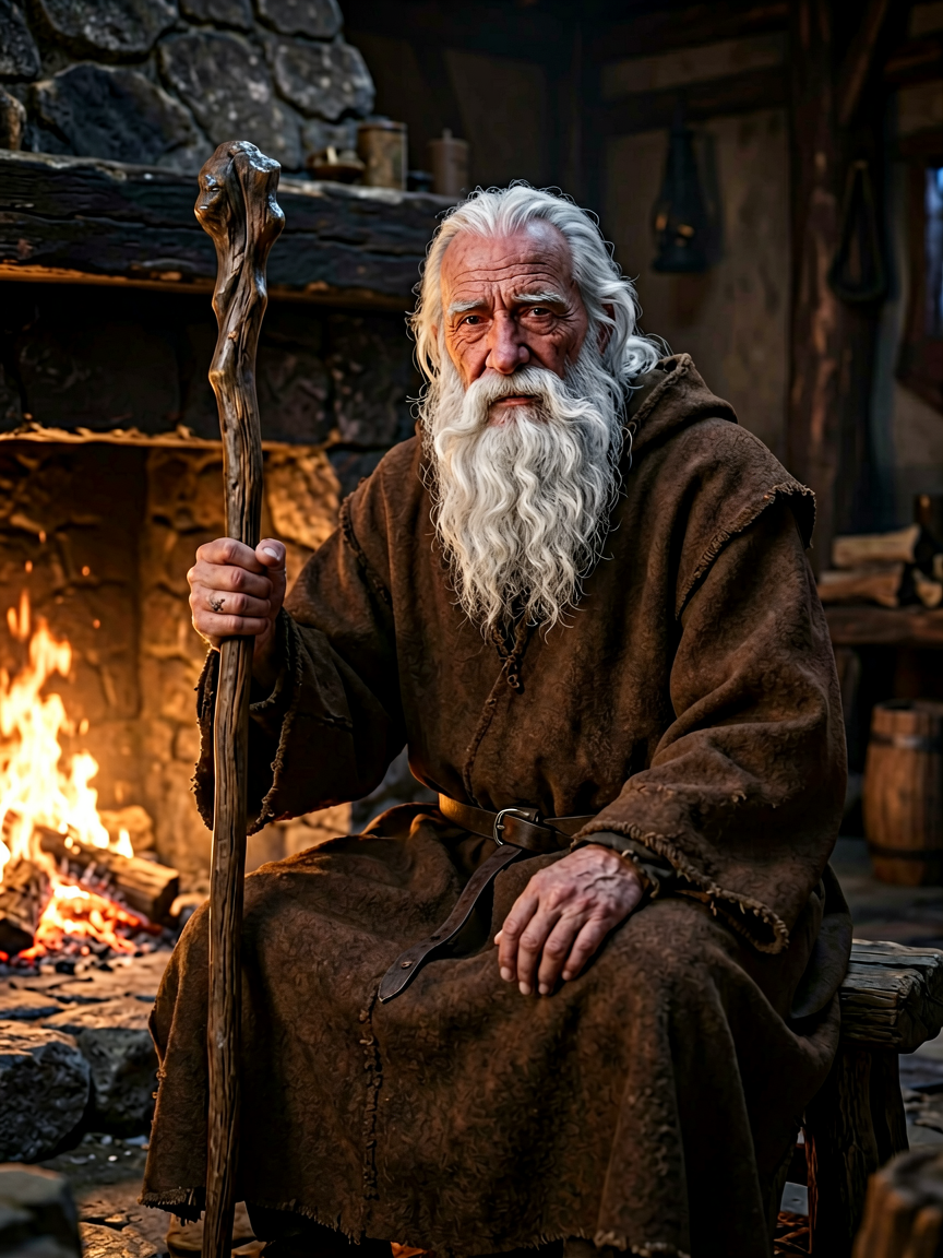 Medieval Nordic style, realistic scene, photoreali