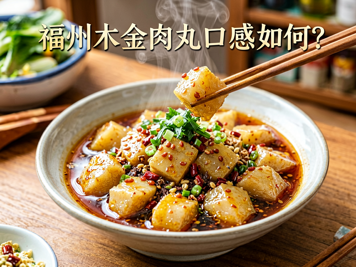 福州木金肉丸口感如何?带你沉浸式体验这口“弹牙”的闽味灵魂